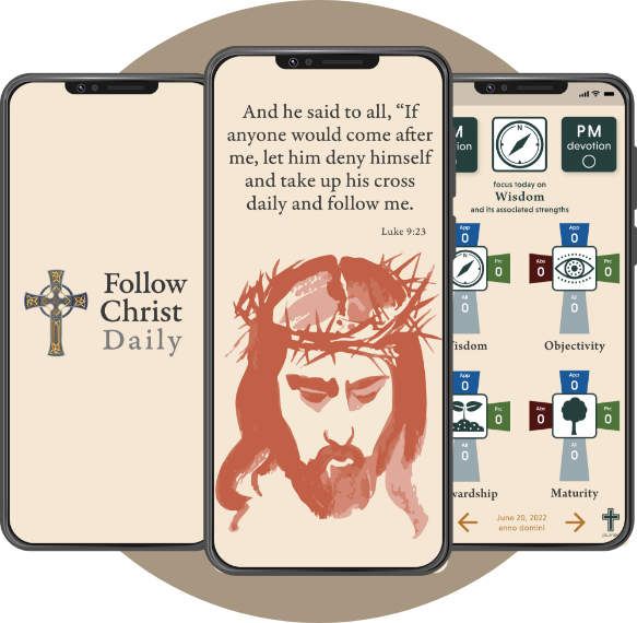 Screenshot of app showing Journey of Faith and functionality to enhance spiritual practice with journaling opportunities.